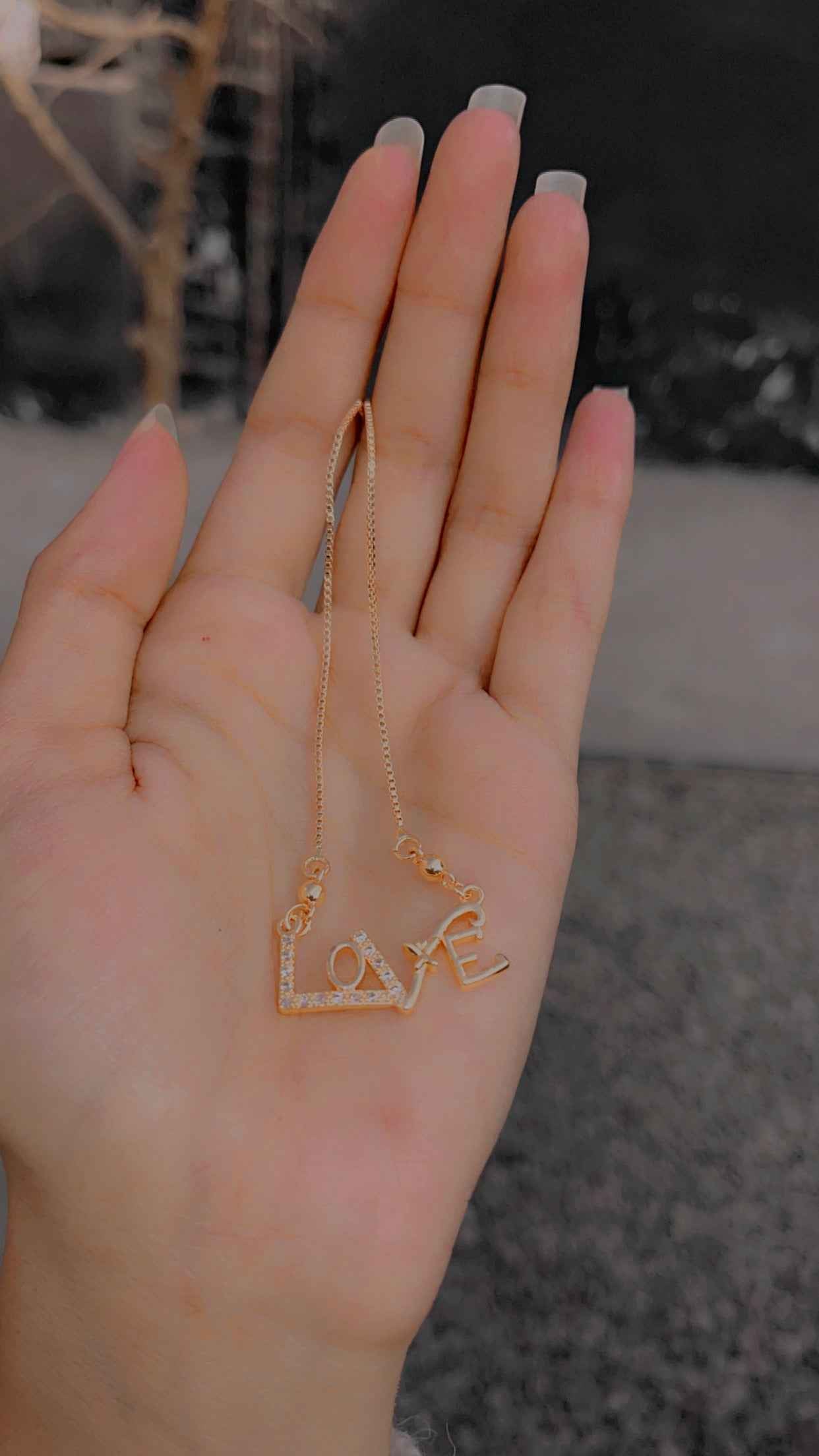 Gold plated necklace