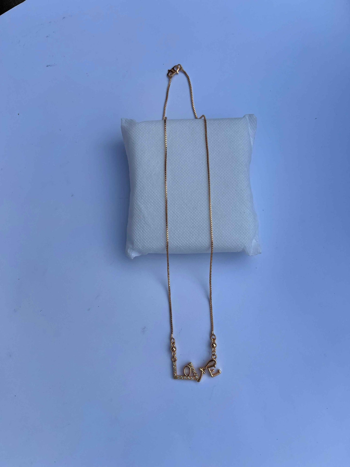 Gold plated necklace