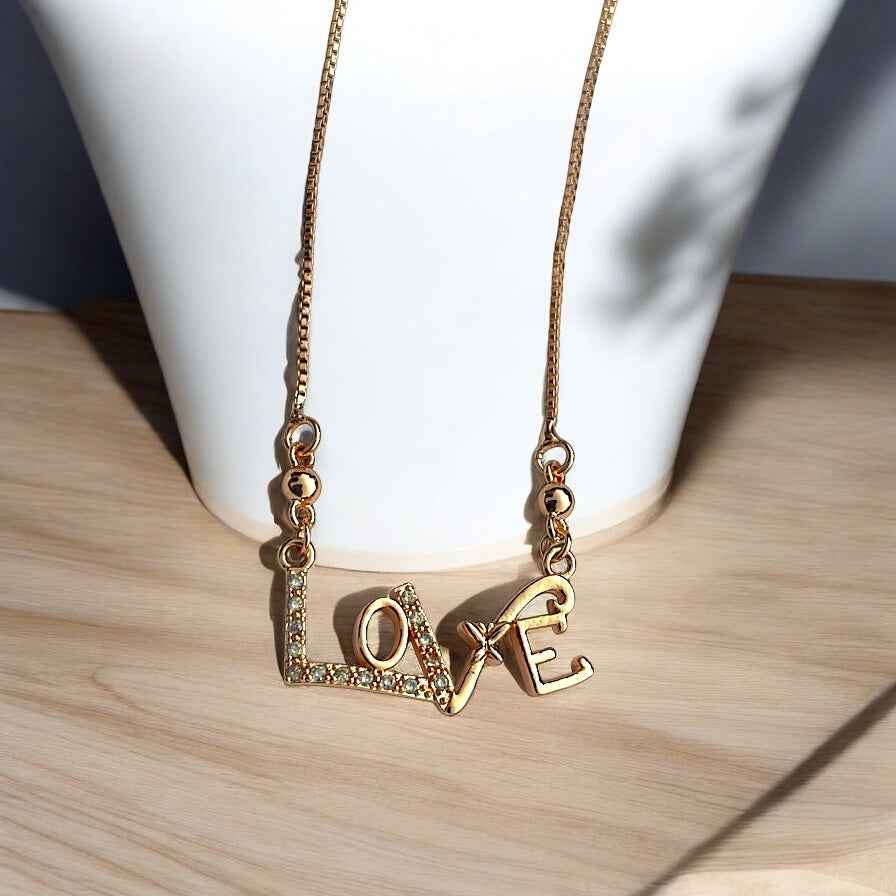 Gold plated necklace