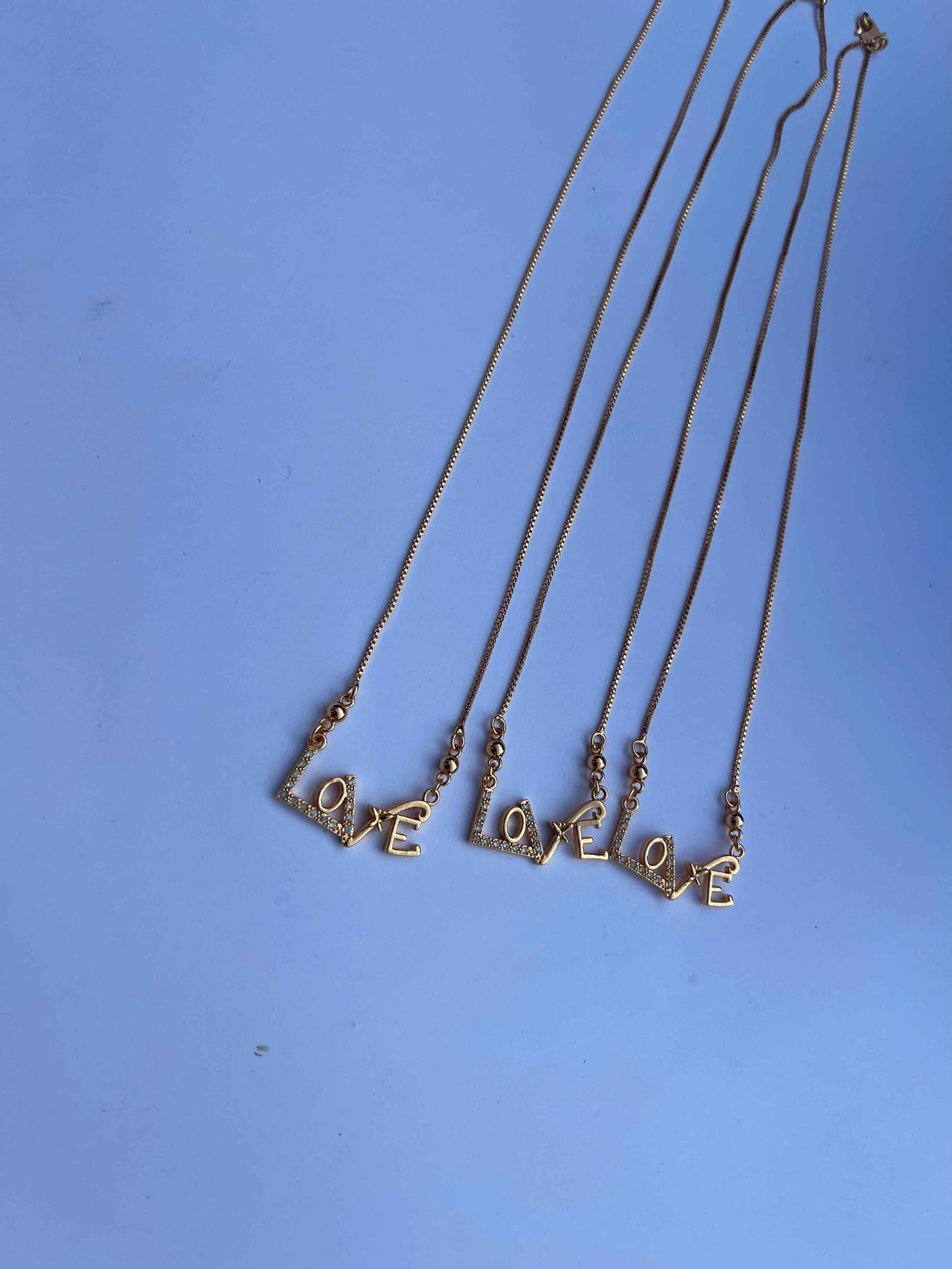 Gold plated necklace